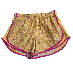 Nike Womens Tempo Icon Clash Running Shorts Yellow Size M Athletic DD2279-7950